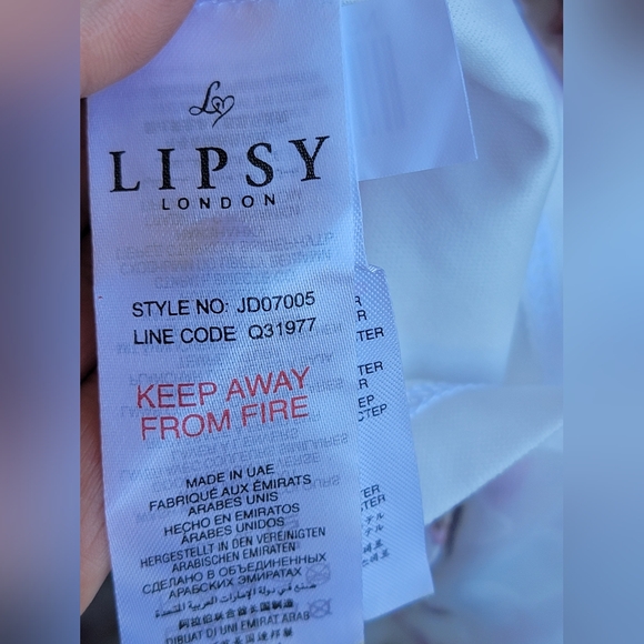 Lipsy Natalia Tiered Halter Dress - Picture 11 of 13